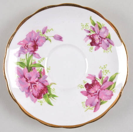 Orchid Saucer for Cream Soup Bowl