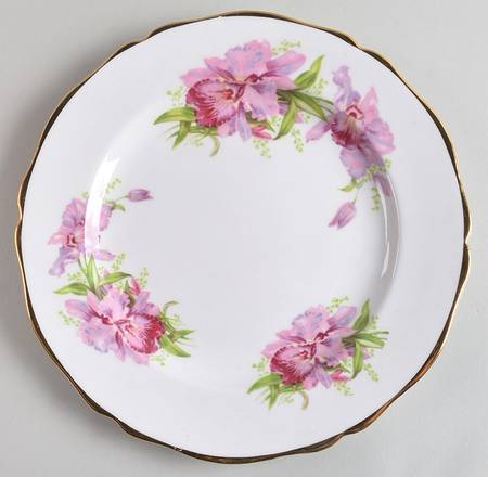 Orchid Luncheon Plate