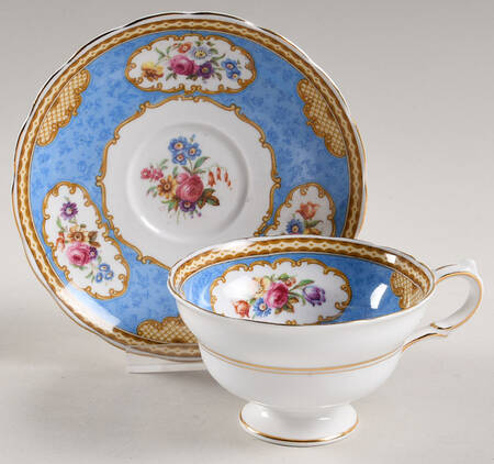 Rosamund Footed Cup & Saucer Set