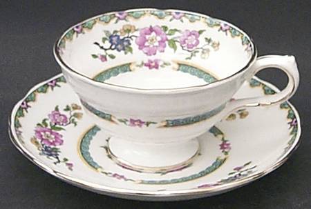 Wu Ting Footed Cup & Saucer Set