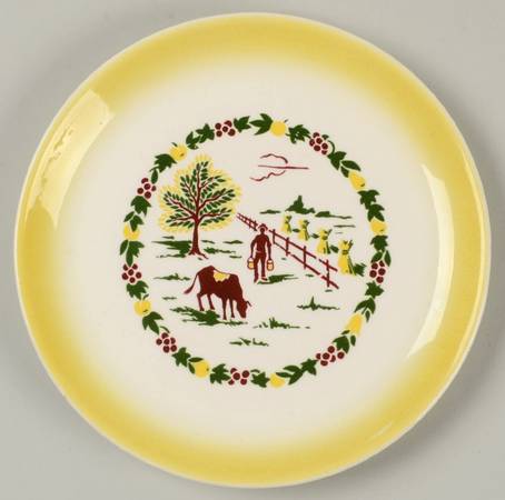Country Charm Bread & Butter Plate