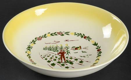 Country Charm 9" Round Vegetable Bowl