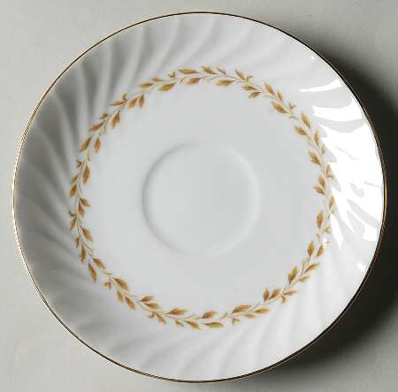 Golden Swirl Saucer