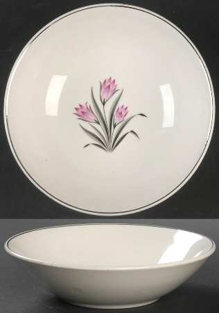 Pink Crocus Fruit/Dessert (Sauce) Bowl