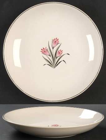 Pink Crocus Coupe Soup Bowl
