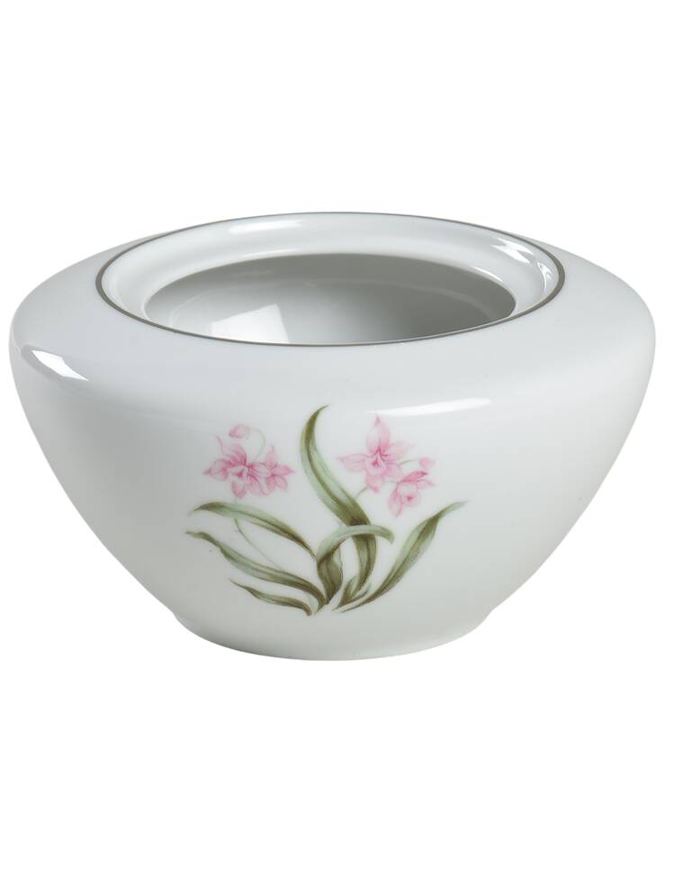 Pink Orchid Sugar Bowl No Lid