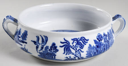 Ye Olde Willow Round Vegetable No Lid
