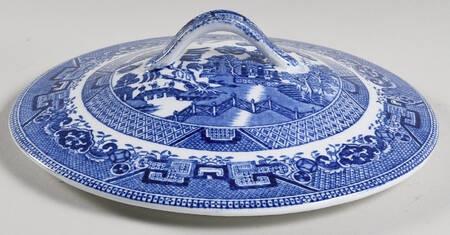 Ye Olde Willow Lid for Round Vegetable