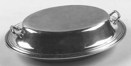 Colonial (Silverplate, Hollowware) 2-Part Silverplate Double Vegetable Bowl
