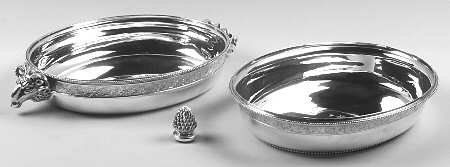 Sterling Hollowware Sterling Oval Divided Vegetable Bowl