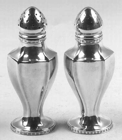 Silverplate Hollowware Salt & Pepper Set