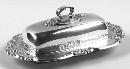 Versailles (Silverplate, Hollowware) 1/4 Pound Covered Butter & Liner