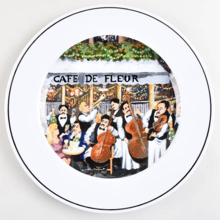 Marche Aux Fleurs Chop Plate (Round Platter)
