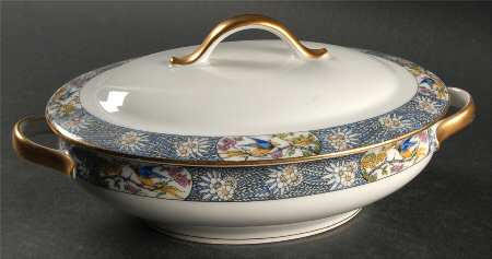 GUE137 Oval Covered Vegetable