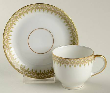 GUE15 Flat Demitasse Cup & Saucer Set