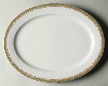 GUE2 16" Oval Serving Platter by WM Guerin