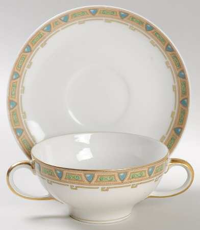 GUE2 Flat Bouillon Cup & Saucer