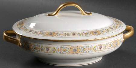 GUE23 Oval Covered Vegetable