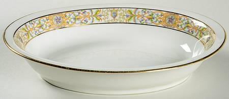 GUE23 9" Oval Vegetable Bowl