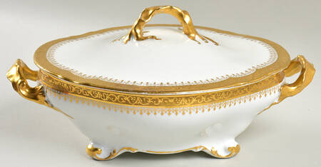 GUE25 Oval Covered Vegetable