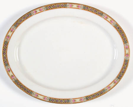 GUE32 11" Oval Serving Platter by WM Guerin