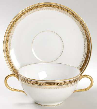 GUE6 Flat Bouillon Cup & Saucer