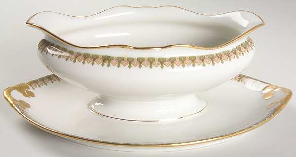 GUE76 Gravy Boat with Attached Underplate