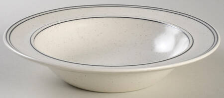 Birka Blue Rim Soup Bowl