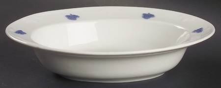 Bla Blom (Pattern Name Not On Back) 9" Oval Vegetable Bowl