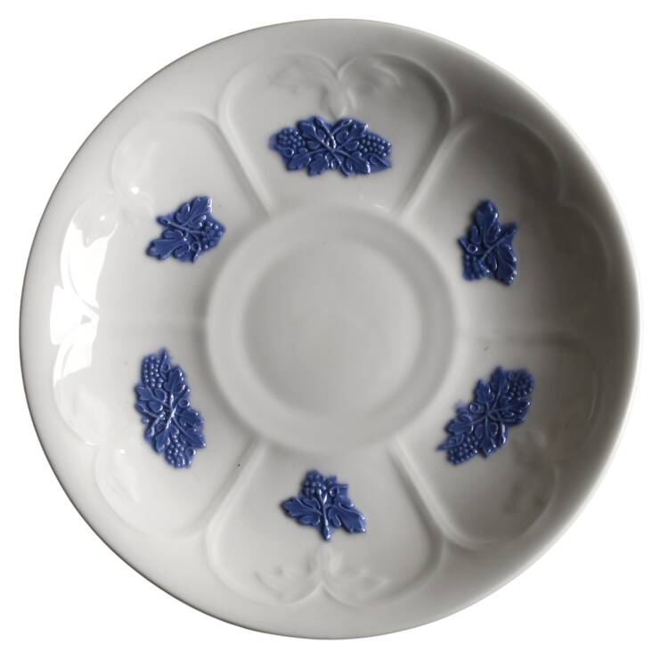 Bla Blom (Pattern Name Not On Back) Saucer for Flat Cup