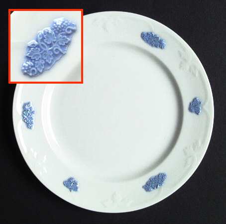 Bla Blom (Pattern Name Not On Back) Salad Plate