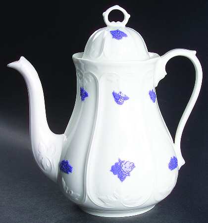 Bla Blom (Pattern Name Not On Back) Coffee Pot & Lid