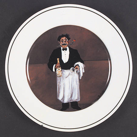 Sommelier Dinner Plate