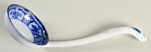 Melbourne (Flow Blue) Tureen Ladle by Grindley