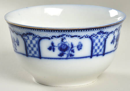 Melbourne (Flow Blue) Cranberry Bowl by Grindley