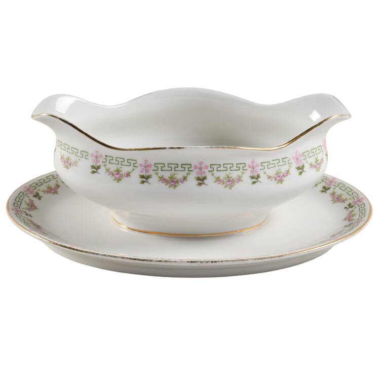 GUE174 Gravy Boat with Attached Underplate