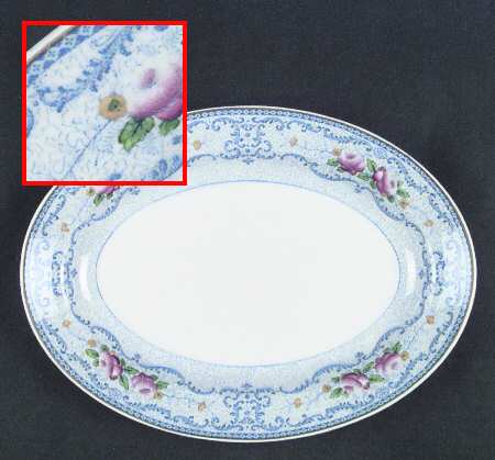 The Silistria 10" Oval Serving Platter