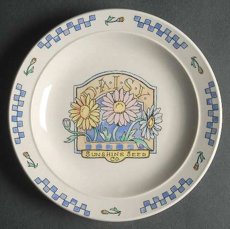Daisy Bread & Butter Plate