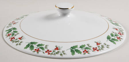 Christmas Charm-Delight-Holiday-Harmony Lid for 2 Qt Covered Casserole