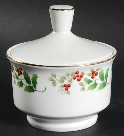 Christmas Charm-Delight-Holiday-Harmony Sugar Bowl & Lid
