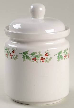 Christmas Charm-Delight-Holiday-Harmony Small Canister & Lid