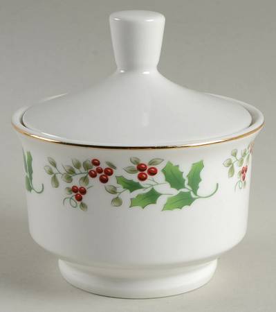 Christmas Charm-Delight-Holiday-Harmony Sugar Bowl & Lid
