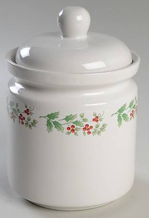 Christmas Charm-Delight-Holiday-Harmony Large Canister & Lid