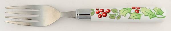 Christmas Charm-Delight-Holiday-Harmony Individual Salad Fork