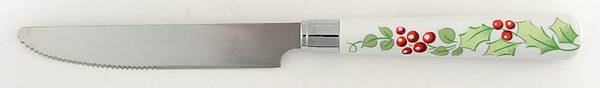Christmas Charm-Delight-Holiday-Harmony Small Dinner Knife by Gibson Designs