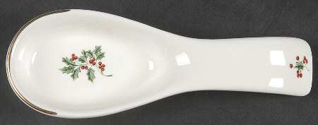 Christmas Charm-Delight-Holiday-Harmony Spoon Rest/Holder (Holds 1 Spoon)
