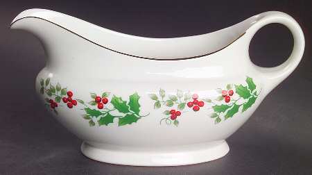 Christmas Charm-Delight-Holiday-Harmony Gravy Boat by Gibson Designs