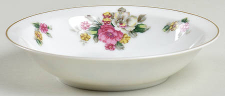 Apple Blossom Rim Fruit/Dessert (Sauce) Bowl