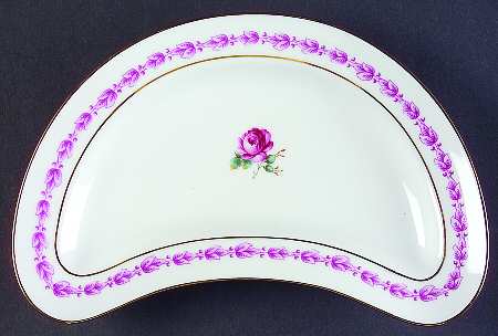 Camelia Crescent Salad Plate