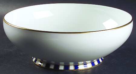 Amadeus Blue 10" Round Vegetable Bowl